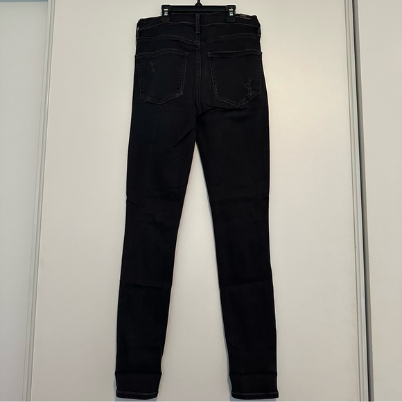 Citizens of Humanity “Rocket” high rise skinny in distressed black in size 26. - Picture 4 of 11